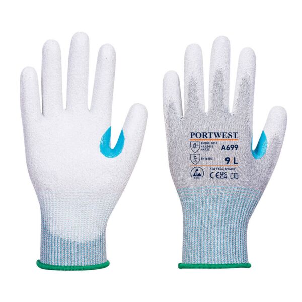 A699 MR13 ESD PU Palm Glove (Pk12) Thumbnail