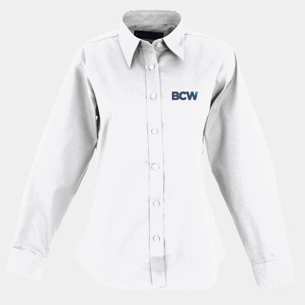 UC703 Ladies Pinpoint Oxford Full Sleeve Shirt Thumbnail