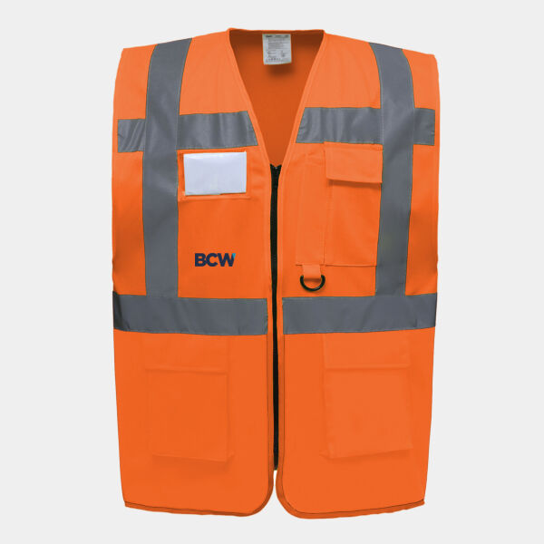 HVW801 Hi Vis Executive Vest - Material Handler Thumbnail