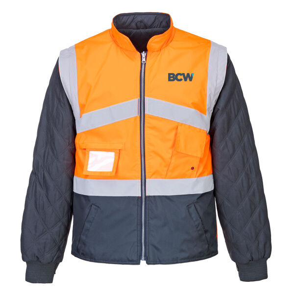 Material Handler - S769 Hi Vis Two Toned Detachable Sleeve Thumbnail