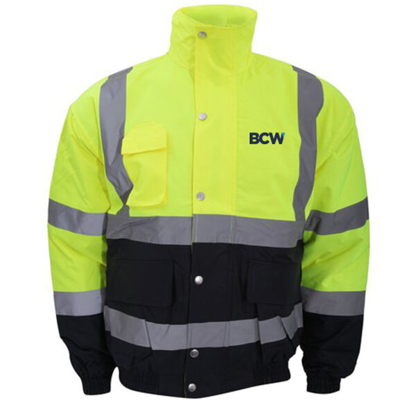 YK044 Hi Vis Heavyweight Fleece Jacket Thumbnail