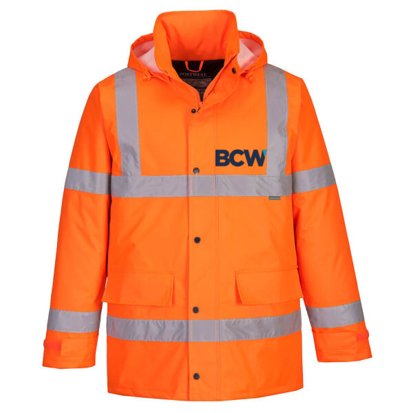 S460 - Hi-Vis Winter Traffic Jacket Orange Thumbnail